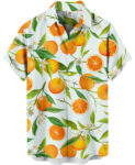 Orange Citrus Hawaiian Shirt – Light Blue – Moonbestprint