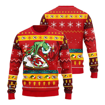Kansas City Chiefs Grinch Christmas Ugly Sweater – Moonbestprint