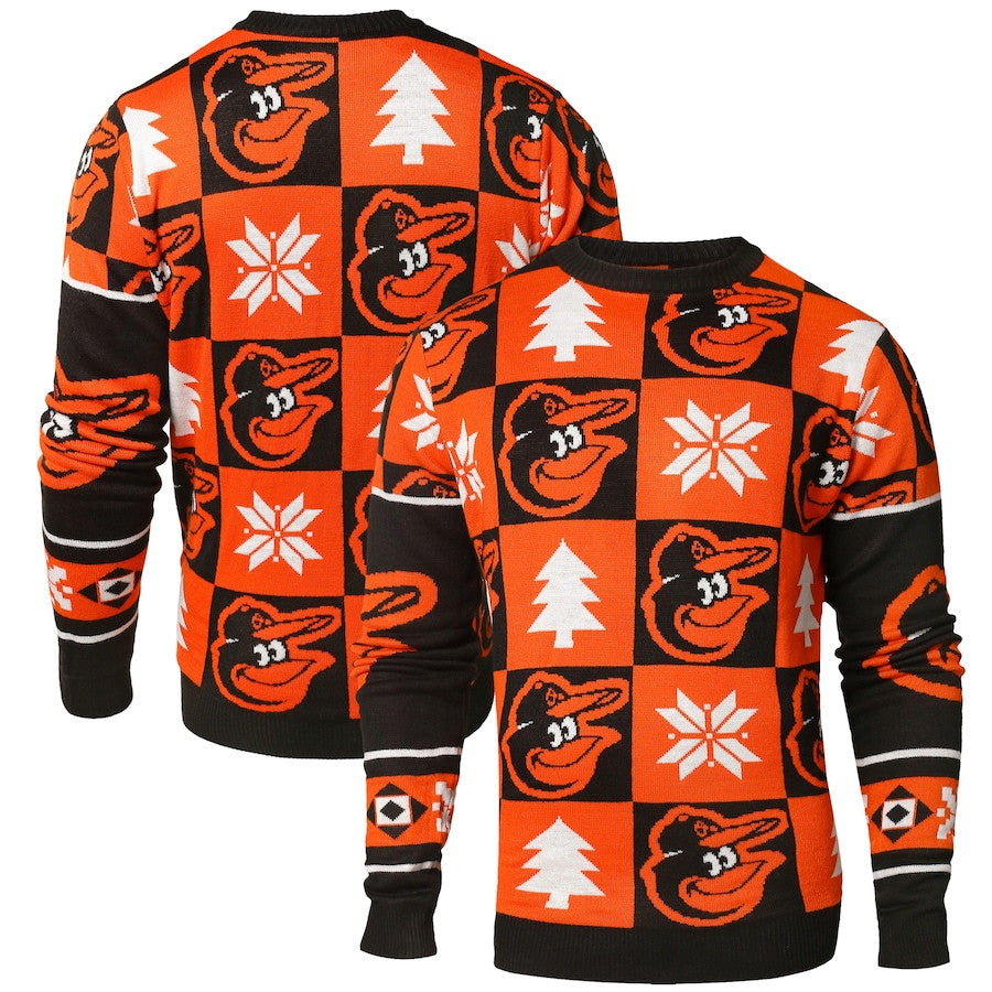 Baltimore Orioles Black Patches Ugly Pullover Sweater – Moonbestprint