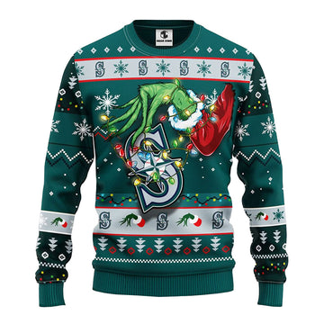 Seattle Mariners Grinch Christmas Ugly Sweater – Moonbestprint