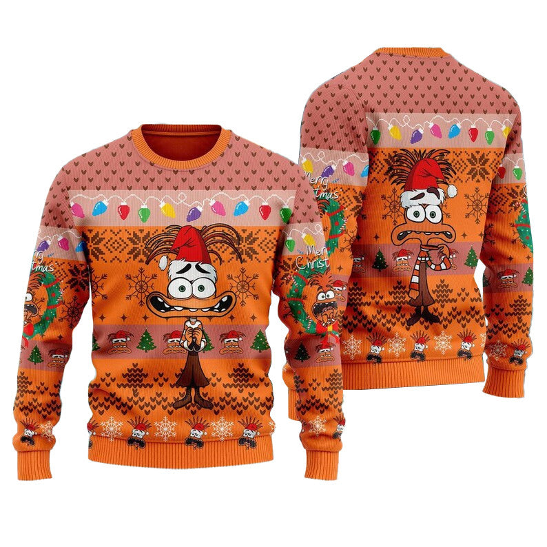 Inside Out 2 Anxiety Ugly Christmas Sweater and Shirts – Moonbestprint