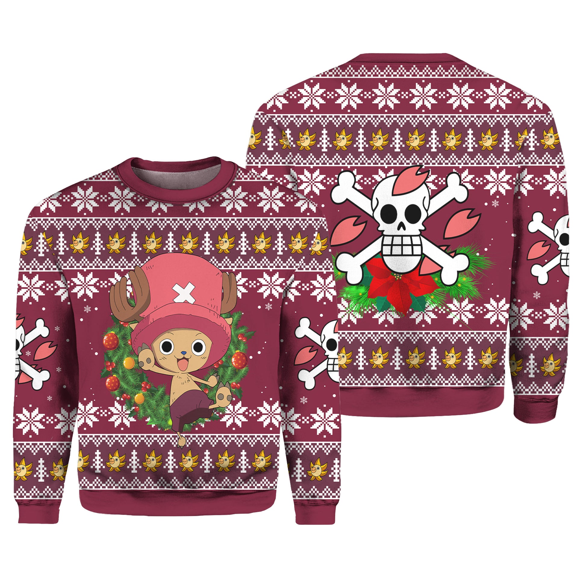 One Piece Chopper Ugly Christmas Sweater – Moonbestprint