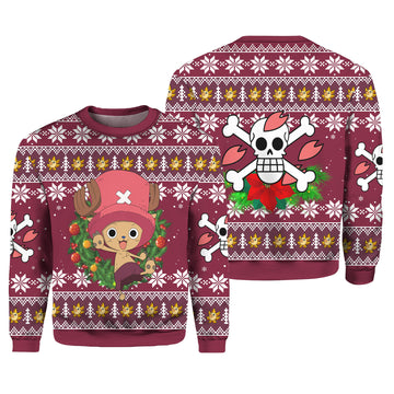 One Piece Chopper Ugly Christmas Sweater – Moonbestprint