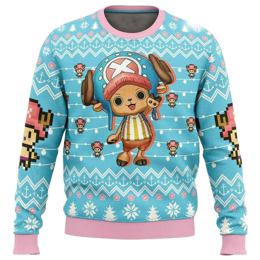 Tony Tony Chopper One Piece Ugly Christmas Sweater – Moonbestprint