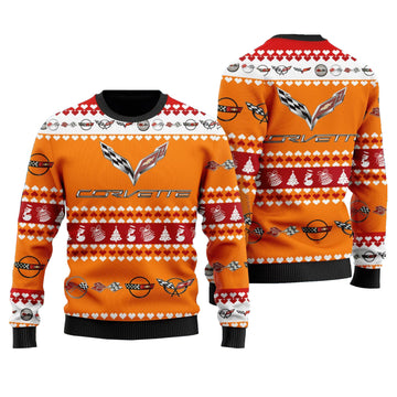Orange Ugly Christmas Sweater – Moonbestprint