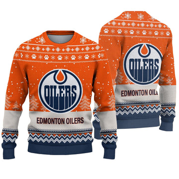 Edmonton Oilers Hockey Ugly Christmas Sweater – Moonbestprint