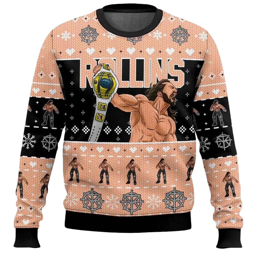 Seth Rollins Ugly Christmas Sweater – Moonbestprint