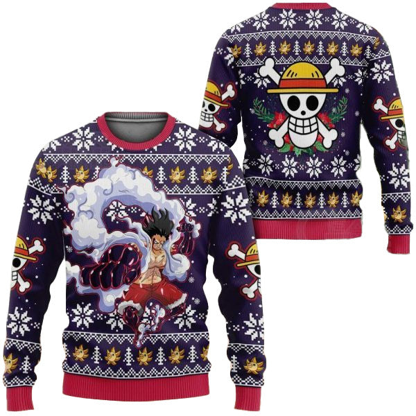 Luffy Gear 4 Ugly Sweater – Moonbestprint