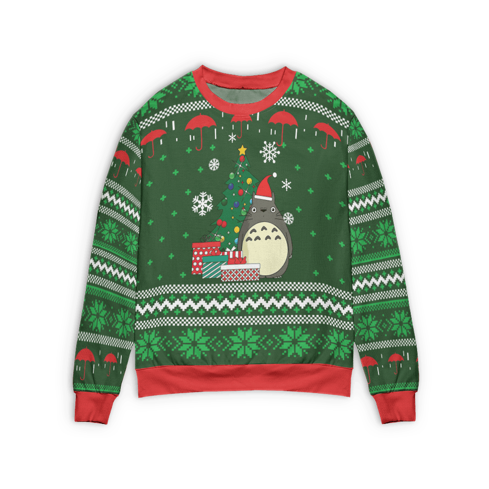 My Neighbor Totoro Green Ugly Christmas Sweater – Moonbestprint