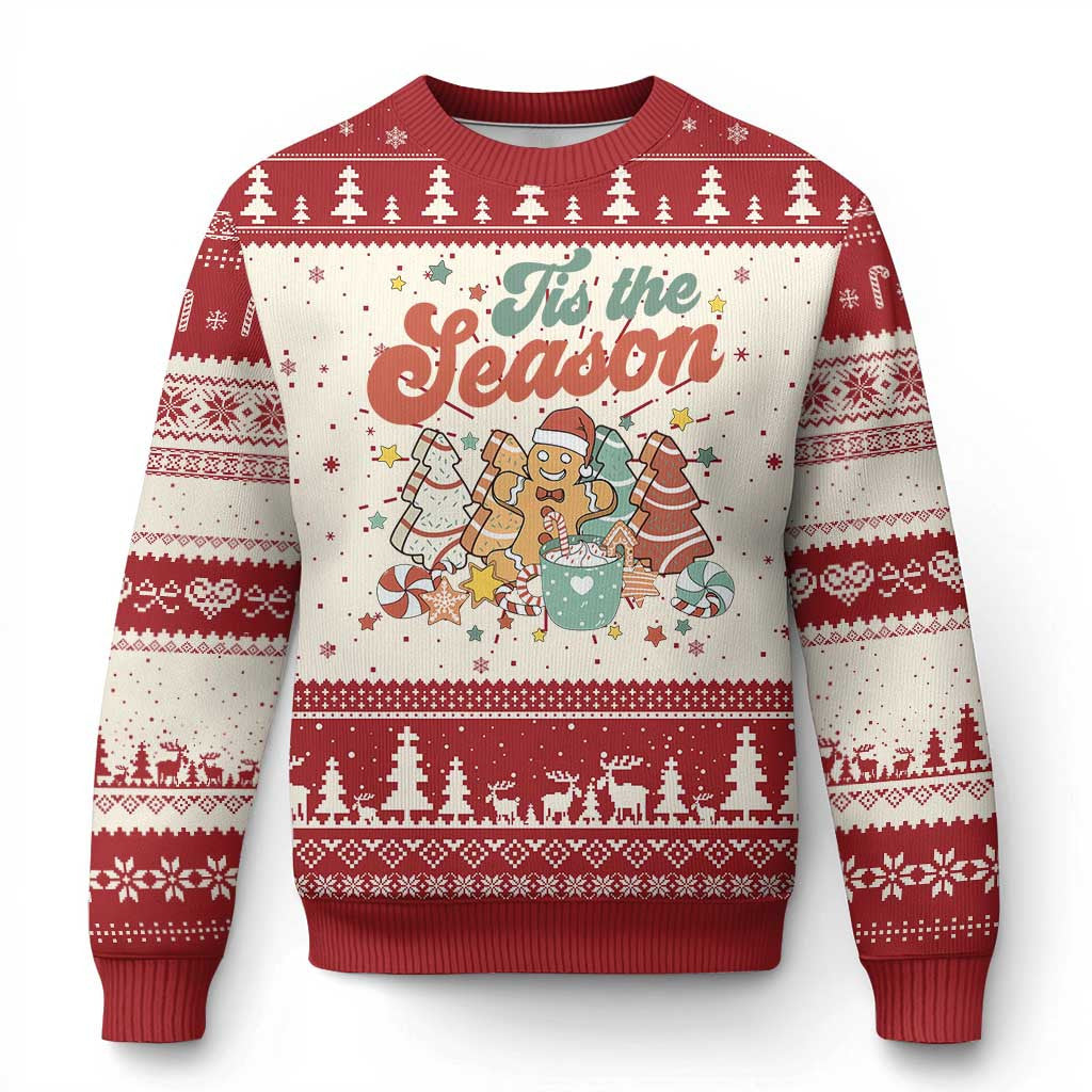Christmas Cookies Retro Groovy Ugly Christmas Sweater – Moonbestprint