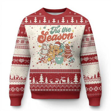 Christmas Cookies Retro Groovy Ugly Christmas Sweater – Moonbestprint