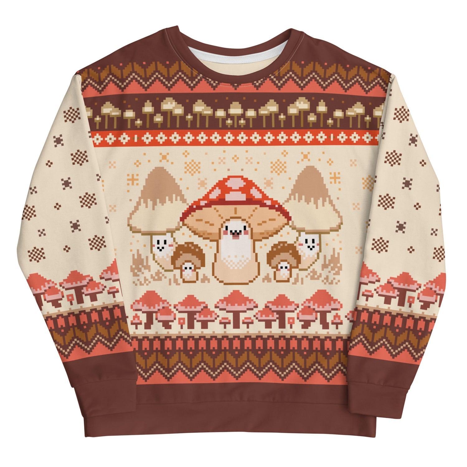 Mushroom Ugly Christmas Sweater – Moonbestprint