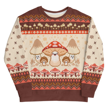 Mushroom Ugly Christmas Sweater – Moonbestprint