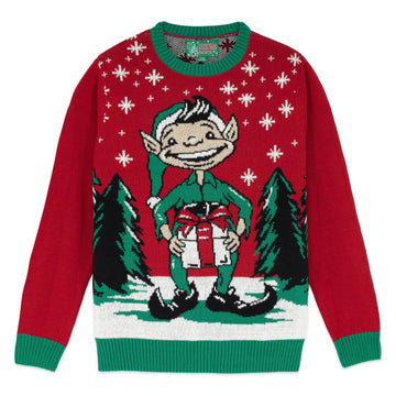 Elf Naughty Gift Box Ugly Christmas Sweater – Moonbestprint