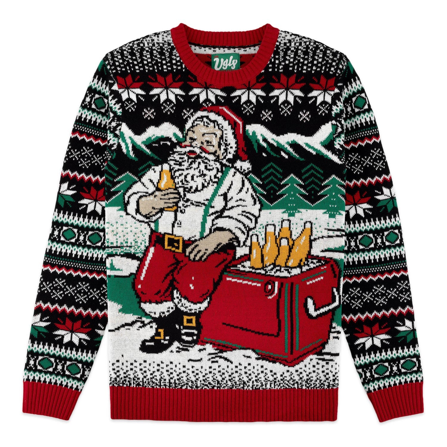 Santa's Cooler Ugly Christmas Sweater – Moonbestprint