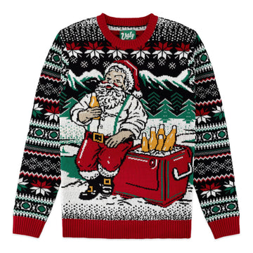 Santa's Cooler Ugly Christmas Sweater – Moonbestprint