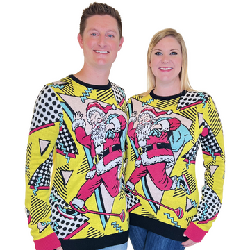 Retro Santa Ugly Christmas Sweater – Moonbestprint