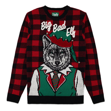 Big Bad Elf Wolf Ugly Christmas Sweater – Moonbestprint