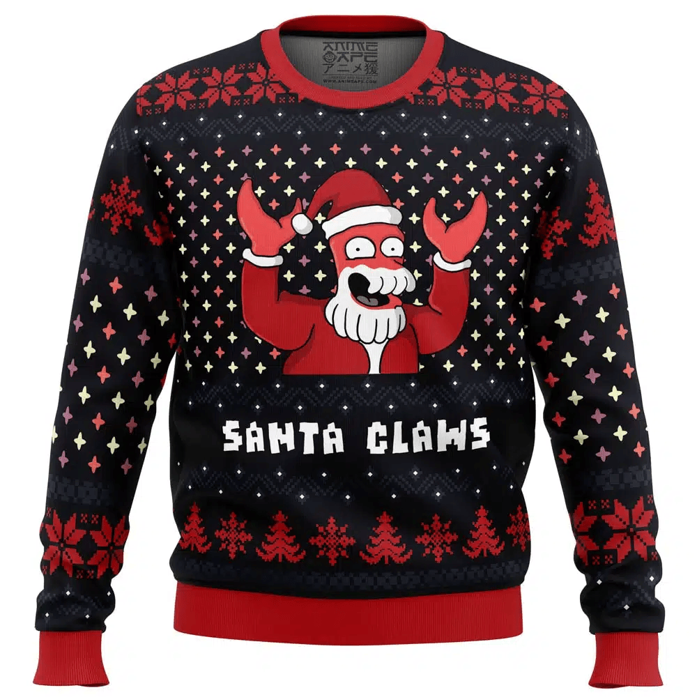 Futurama Santa Zoidberg Ugly Christmas Sweater – Moonbestprint