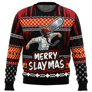 Chainsaw Man Denji Merry Slaymas Ugly Christmas Sweater – Moonbestprint