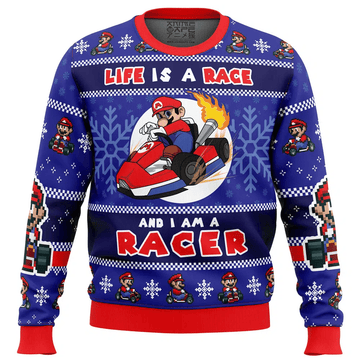 Mario Kart Racer Super Mario Ugly Christmas Sweater – Moonbestprint