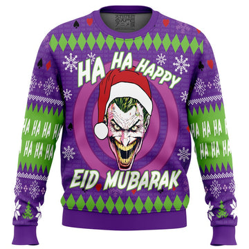 Ha Ha Ha Eid Mubarak DC Comics Ugly Christmas Sweater – Moonbestprint