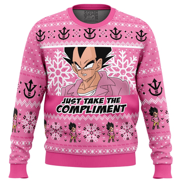 Compliment Vegeta Badman Dragon Ball Z Ugly Christmas Sweater – Moonbestprint