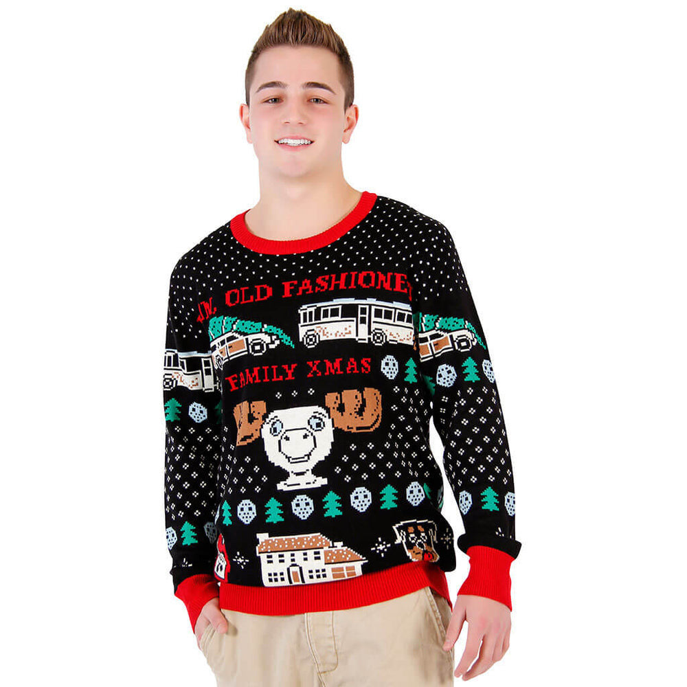 Christmas Vacation Fun Old Fashioned Family Ugly Christmas Sweater – Moonbestprint