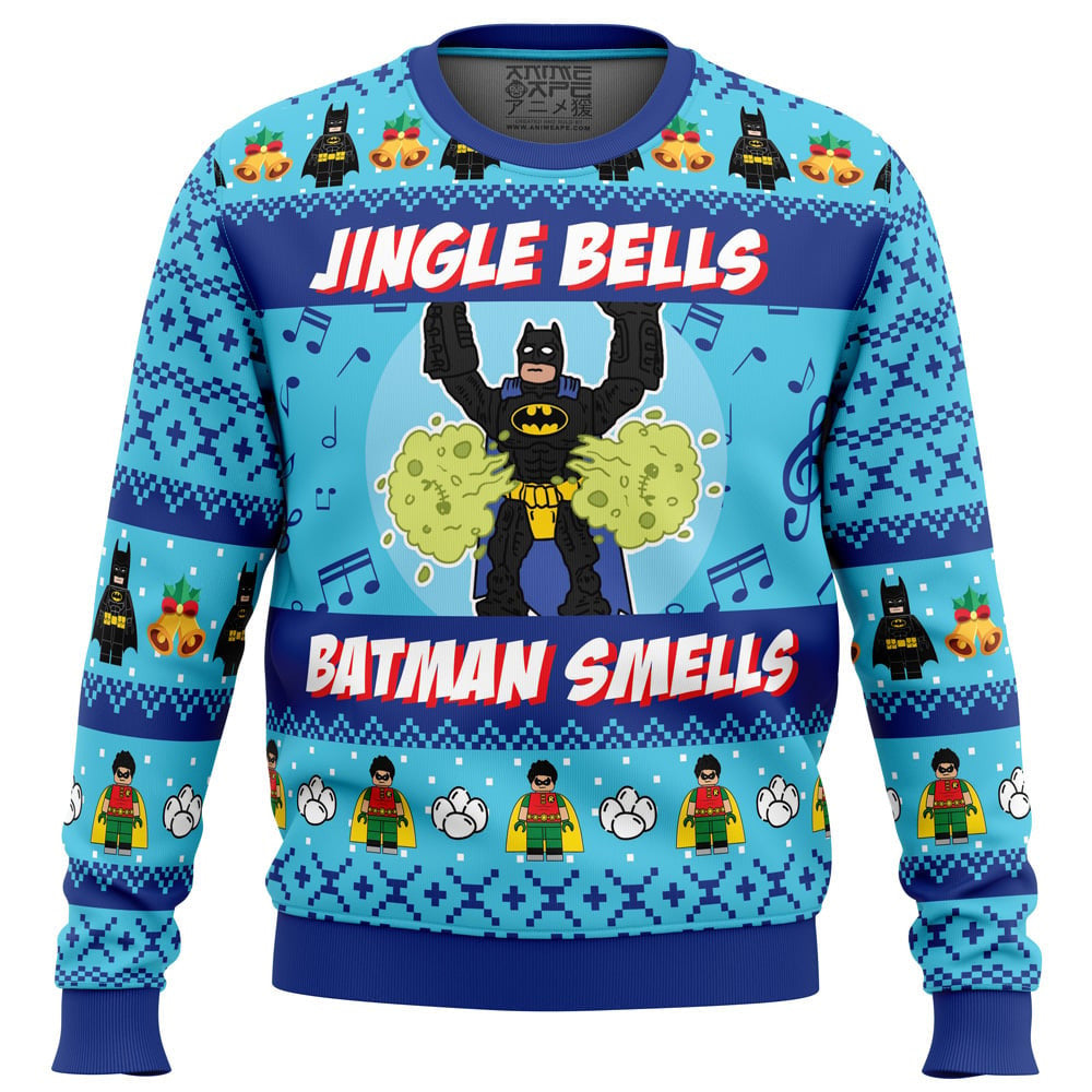 Jingle Bells Batman Smells DC Comics Ugly Christmas Sweater – Moonbestprint
