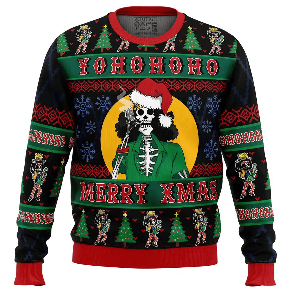 Yohohoho Hippie Trip Brook One Piece Ugly Christmas Sweater – Moonbestprint