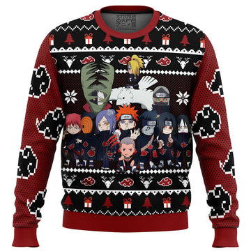 Chibi Akatsuki V2 Shippuden Ugly Christmas Sweater – Moonbestprint