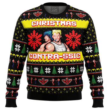 Contrassic Contra Ugly Christmas Sweater – Moonbestprint
