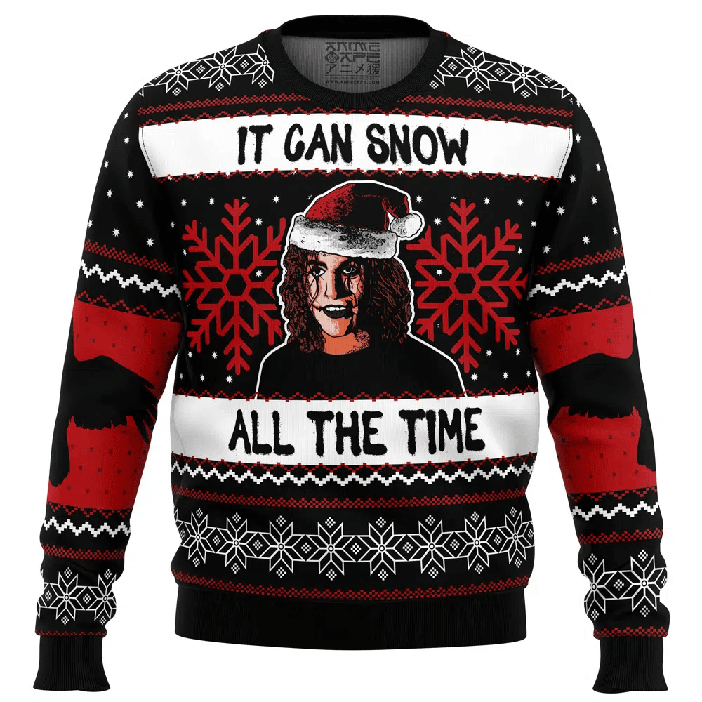 The Crow It Can Snow All The Time Ugly Christmas Sweater – Moonbestprint