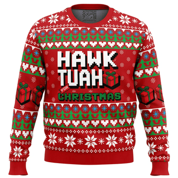 Hawk Tuah For Christmas Ugly Christmas Sweater – Moonbestprint