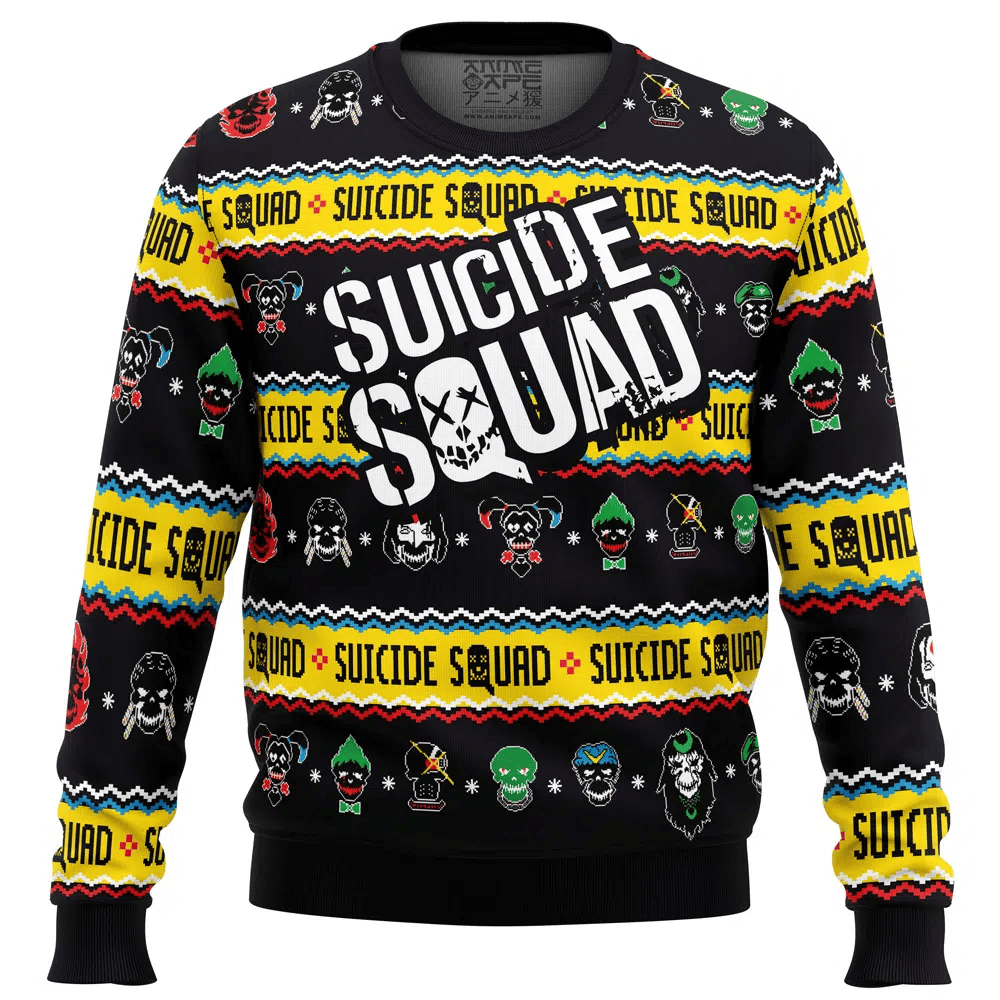 Anti-Hero Team Suicide Squad DC Comics Ugly Christmas Sweater – Moonbestprint