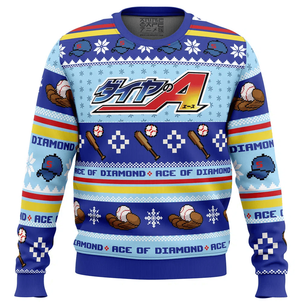 Ace Of Diamond Ugly Christmas Sweater – Moonbestprint