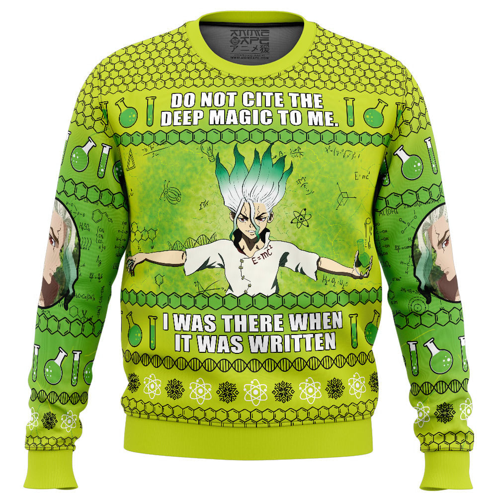 Do Not Cite The Deep Magic To Me Dr.Stone Ugly Christmas Sweater – Moonbestprint
