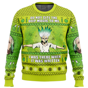 Do Not Cite The Deep Magic To Me Dr.Stone Ugly Christmas Sweater – Moonbestprint