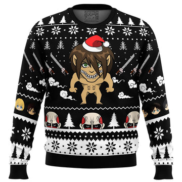 Attack Titan Attack on Titan Ugly Christmas Sweater – Moonbestprint