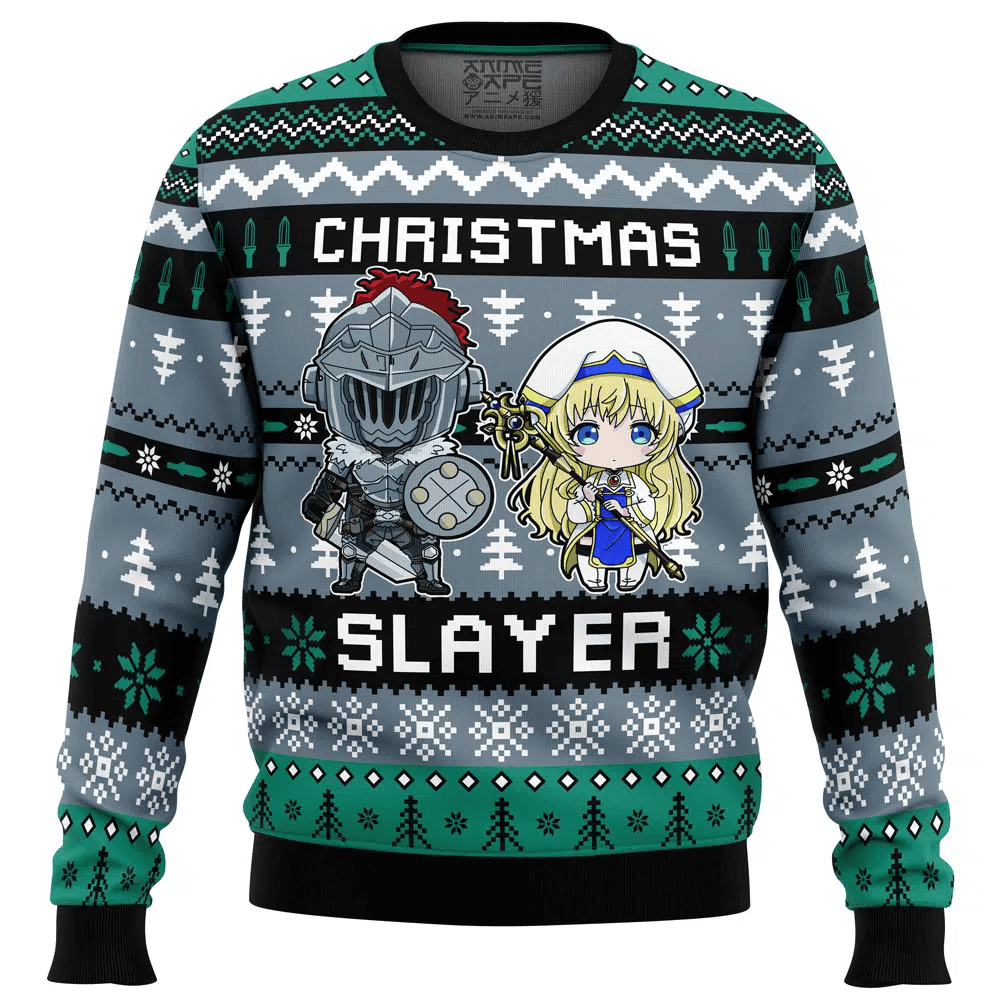 Christmas Slayer Goblin Slayer Ugly Christmas Sweater – Moonbestprint