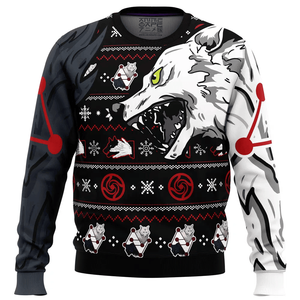 Megumi Divine Dogs Jujutsu Kaisen Ugly Christmas Sweater – Moonbestprint