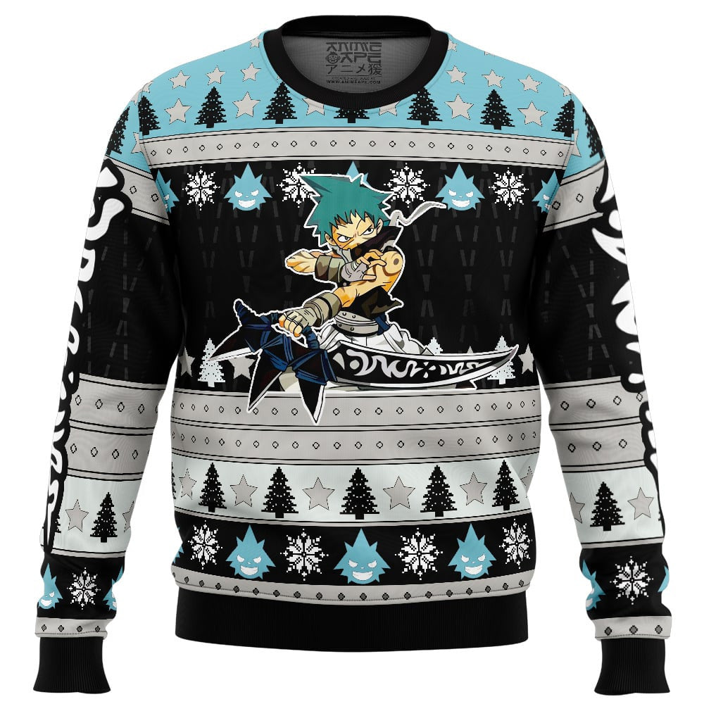 Black Star Soul Eater Ugly Christmas Sweater – Moonbestprint