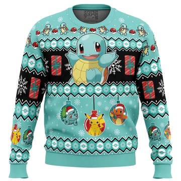 Squirtle I Choose You Pokemon Ugly Christmas Sweater – Moonbestprint