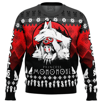 The Pack Princess Mononoke Ugly Christmas Sweater – Moonbestprint