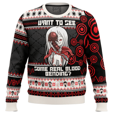 Shiro Blood Bending Deadman Wonderland Ugly Christmas Sweater – Moonbestprint