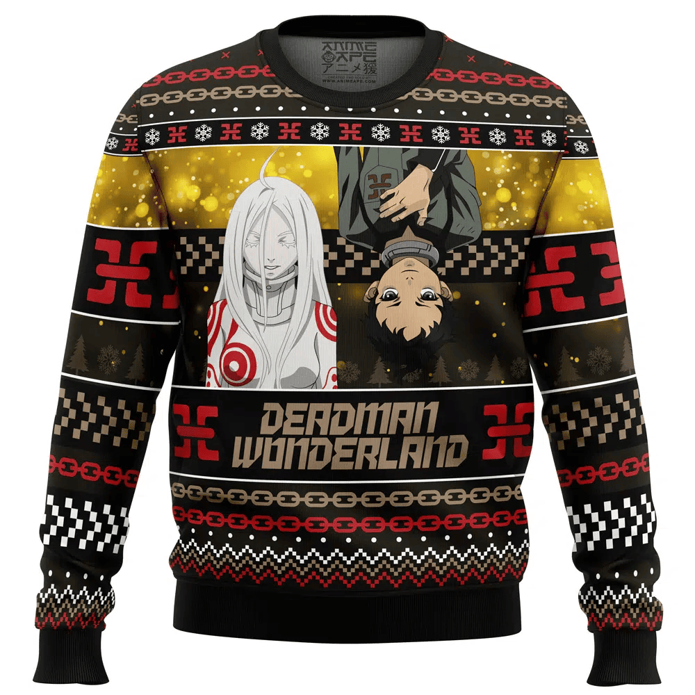 Ganta And Shiro Deadman Wonderland Ugly Christmas Sweater – Moonbestprint