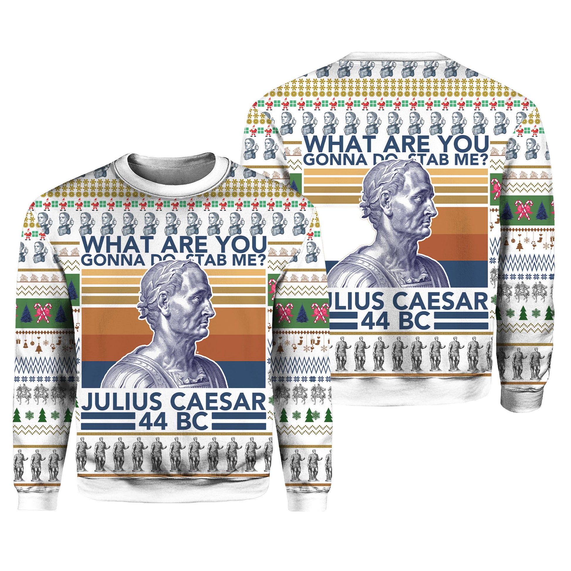 Julius Caesar Christmas Ugly Christmas Sweater – Moonbestprint