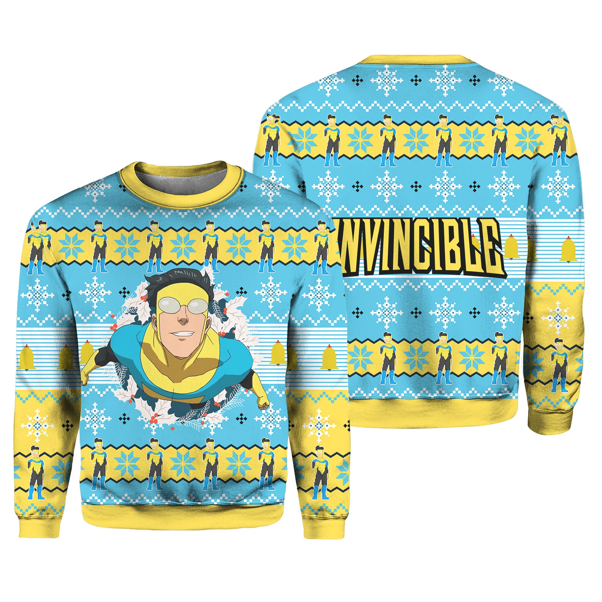 Invincible Cute Xmas Ugly Christmas Sweater – Moonbestprint