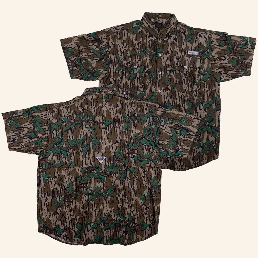 Luke Combs Merch Columbia Button Down Mossy Camo Button Up Shirt Gift For Him – Moonbestprint