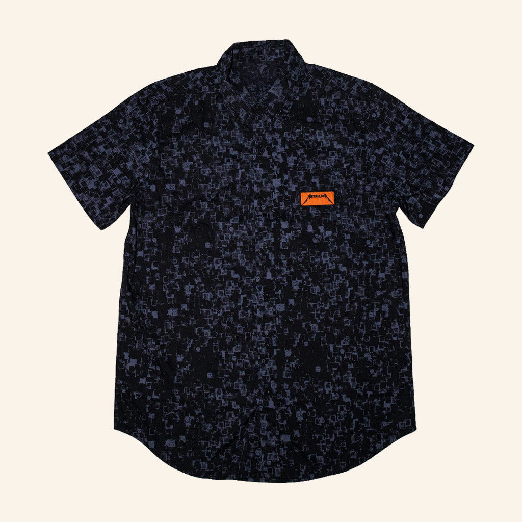 Metallica Merch Logo Button Up Shirt Gift Ideas For Music Lovers – Moonbestprint